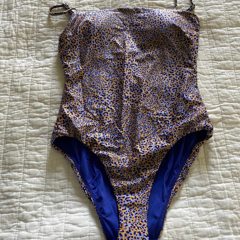 Seafolly Blue One Piece Swimwear Sleek Design
